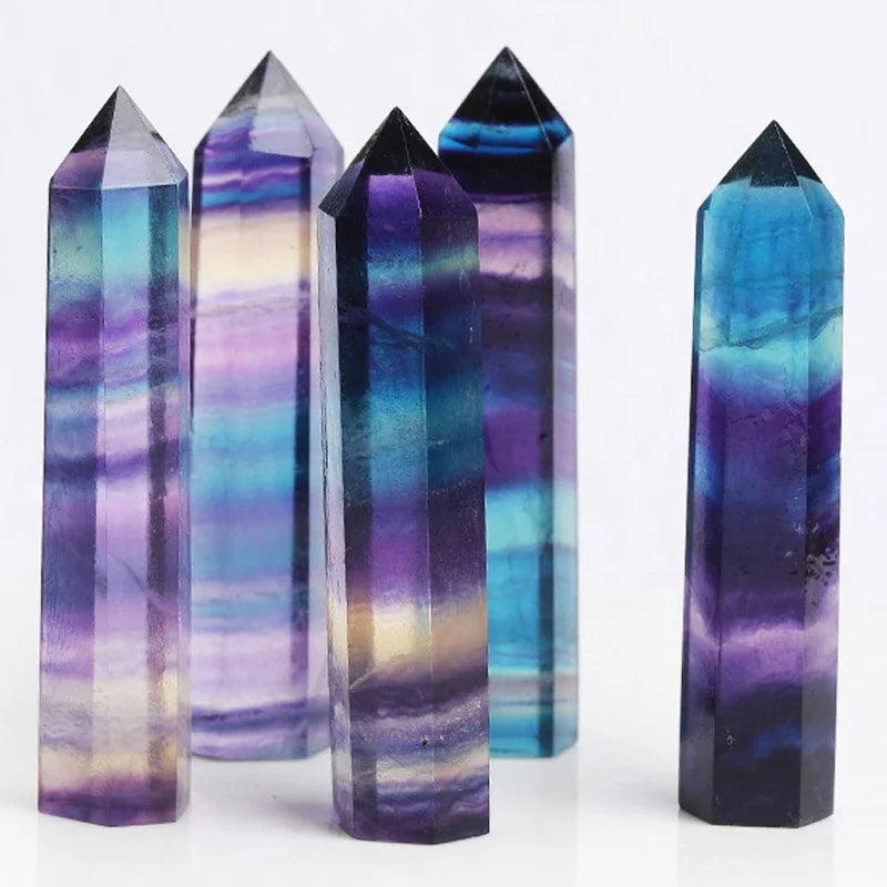 Natural Healing Crystal Point Wands