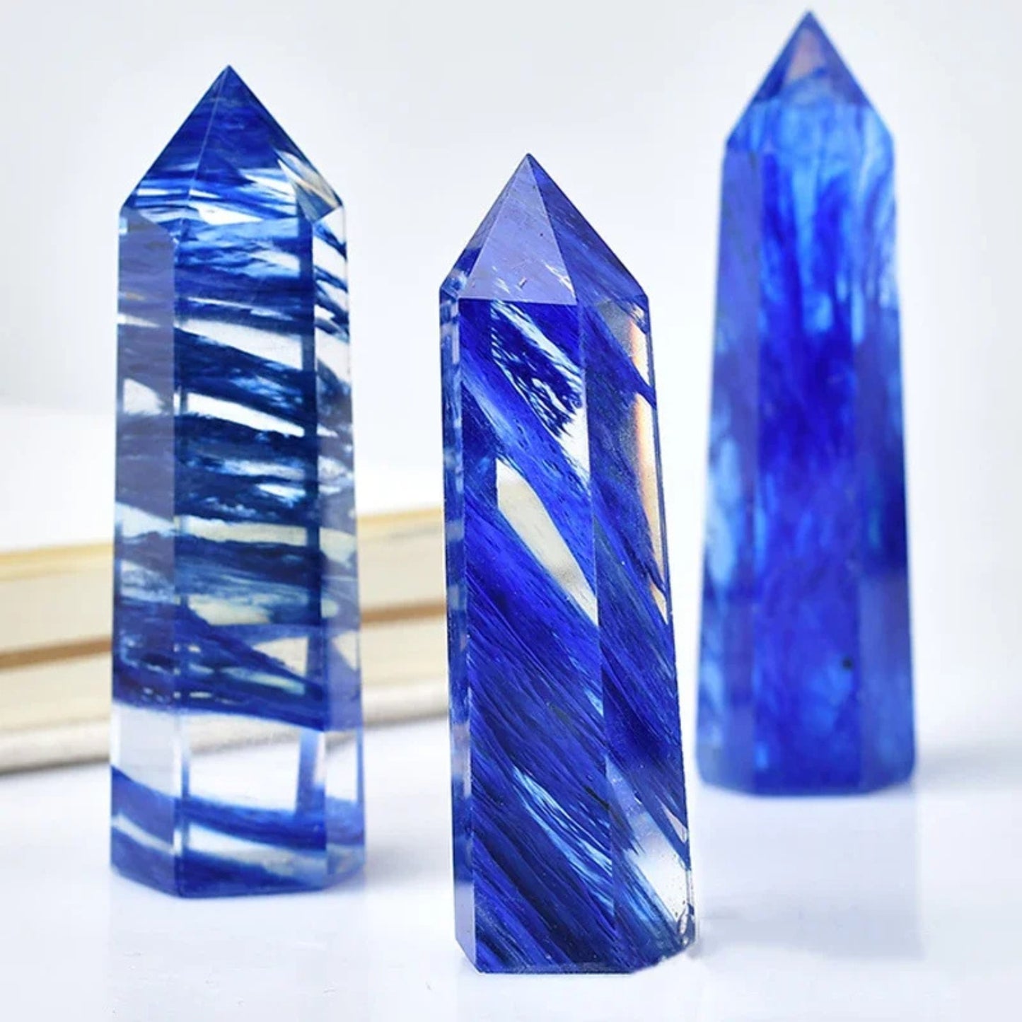 Natural Healing Crystal Point Wands