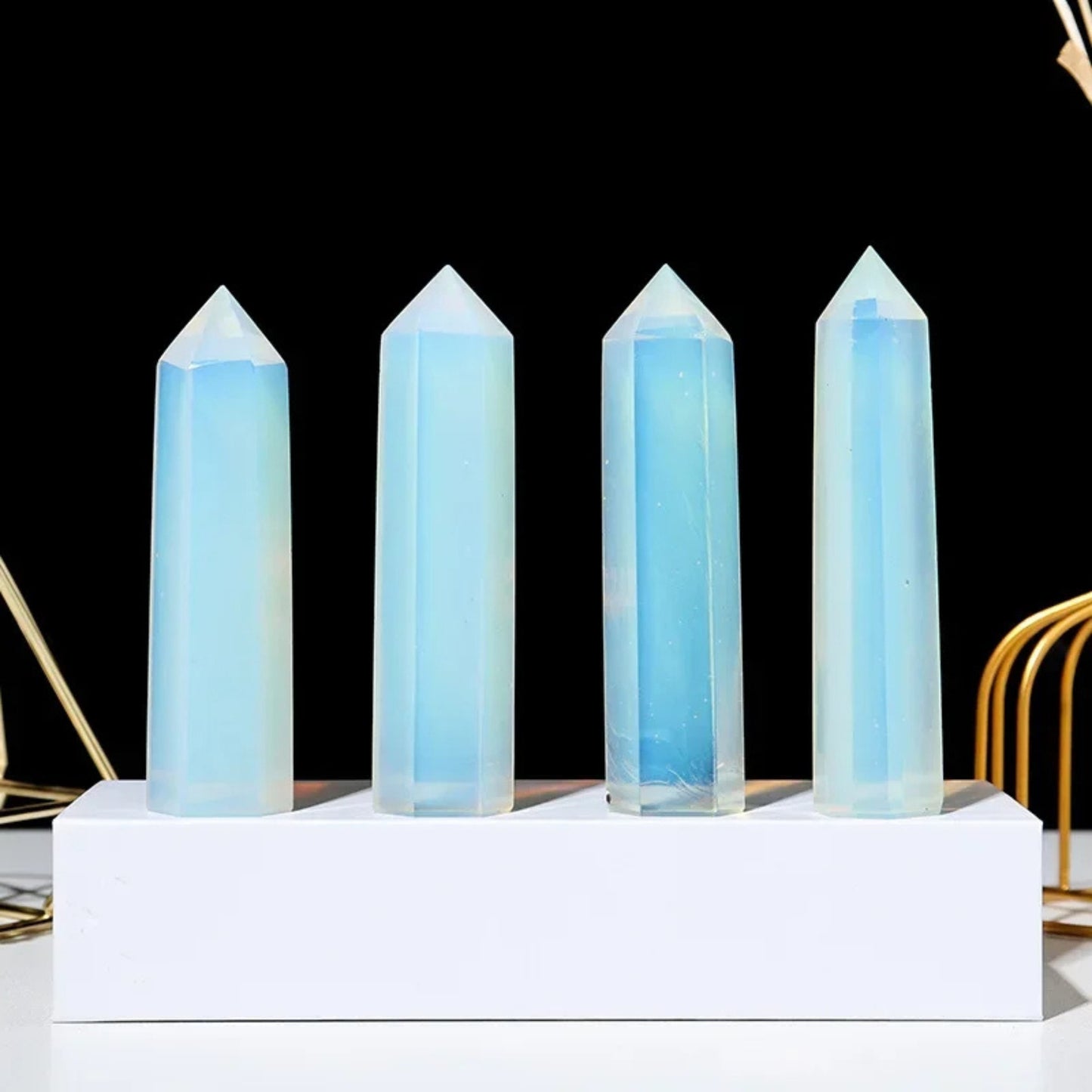 Natural Healing Crystal Point Wands