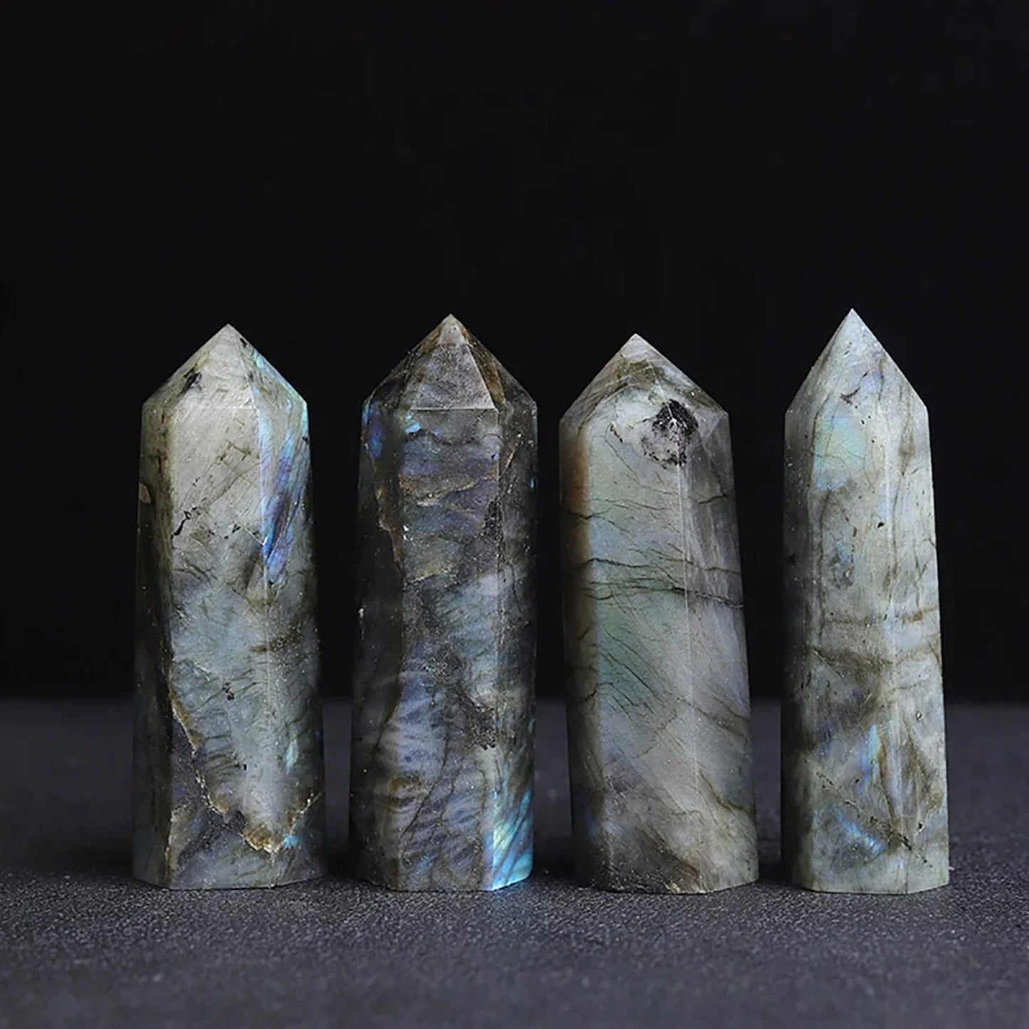 Natural Healing Crystal Point Wands