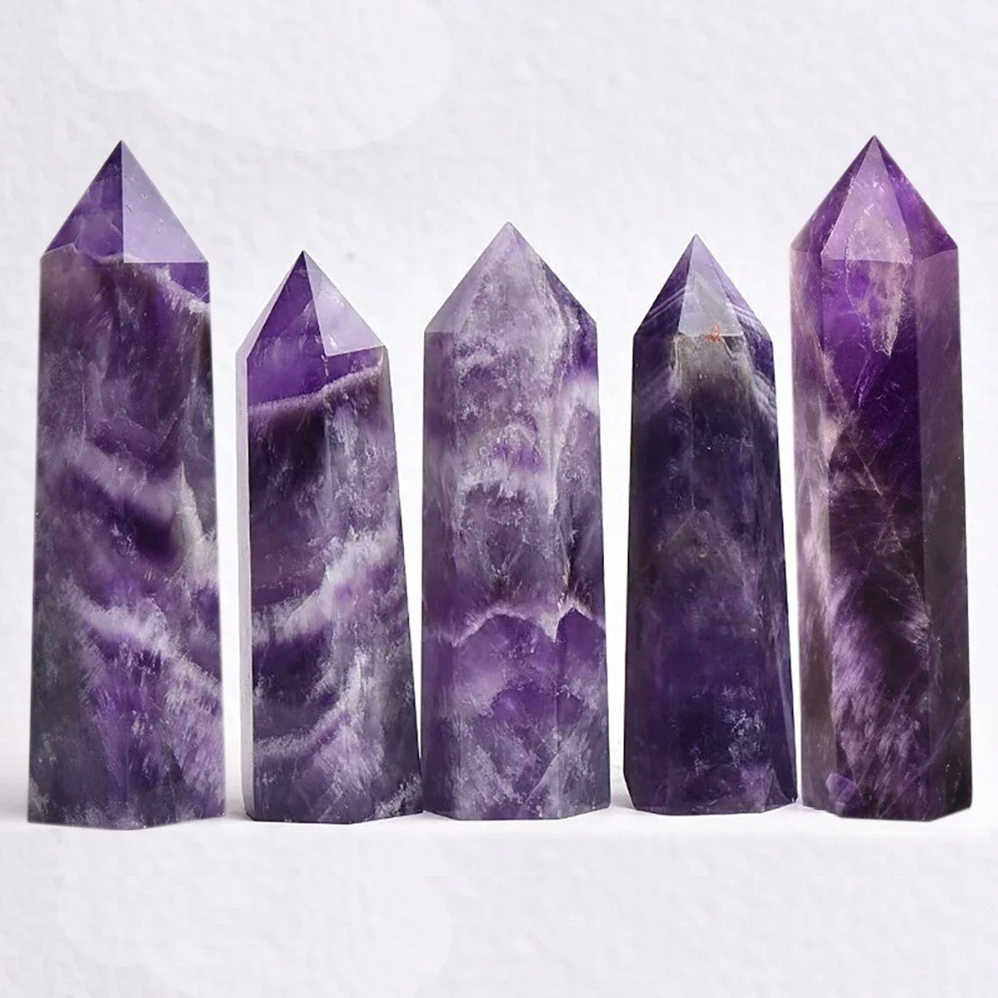 Natural Healing Crystal Point Wands