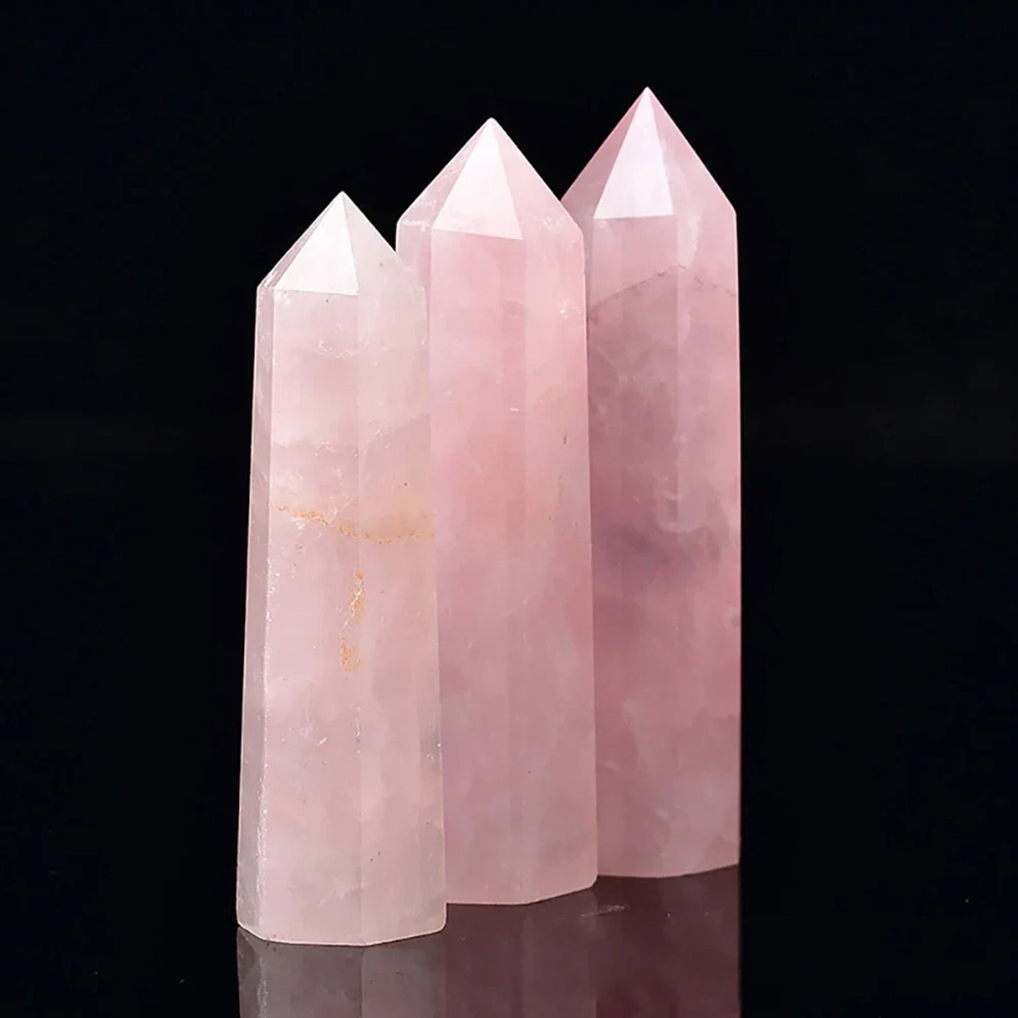 Natural Healing Crystal Point Wands