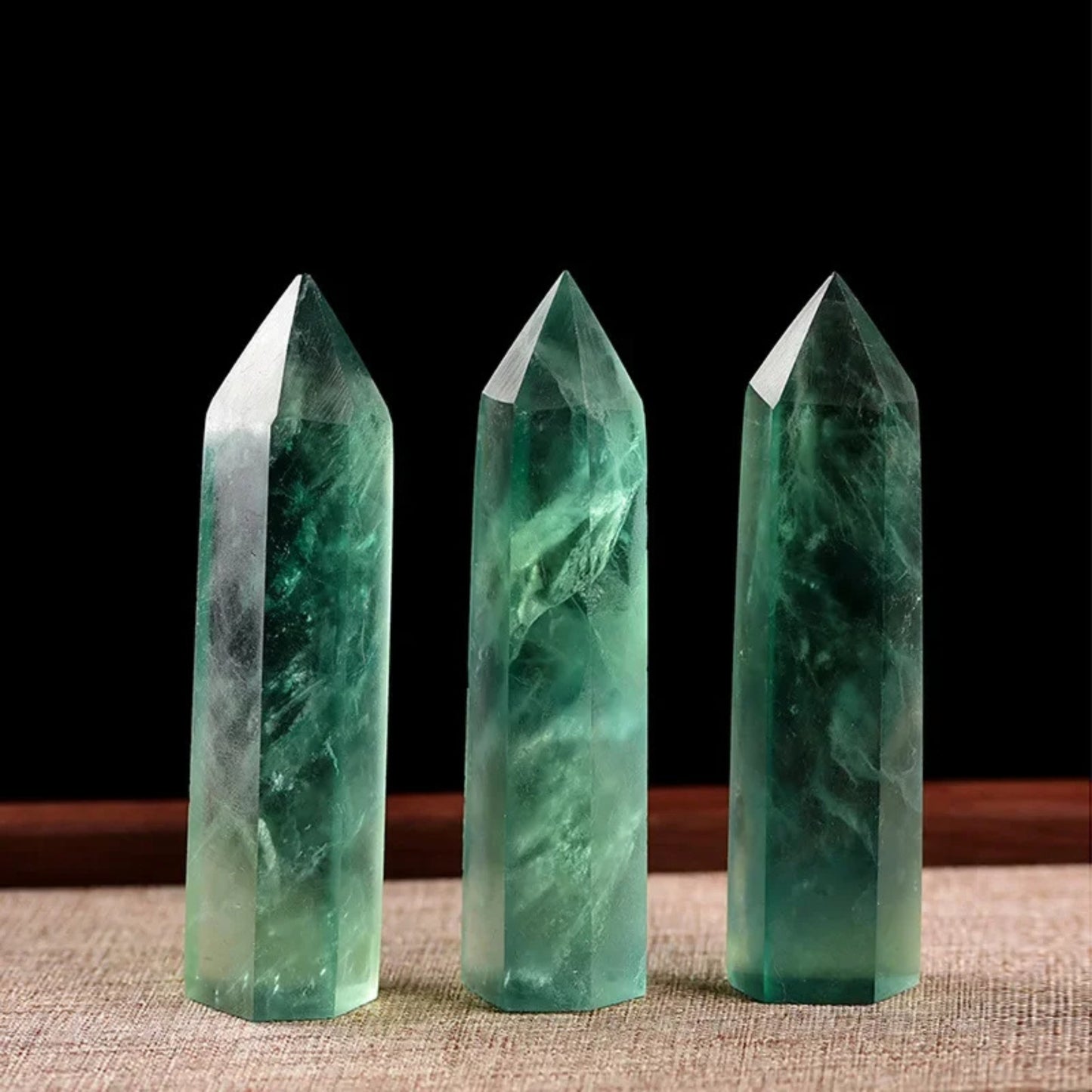 Natural Healing Crystal Point Wands