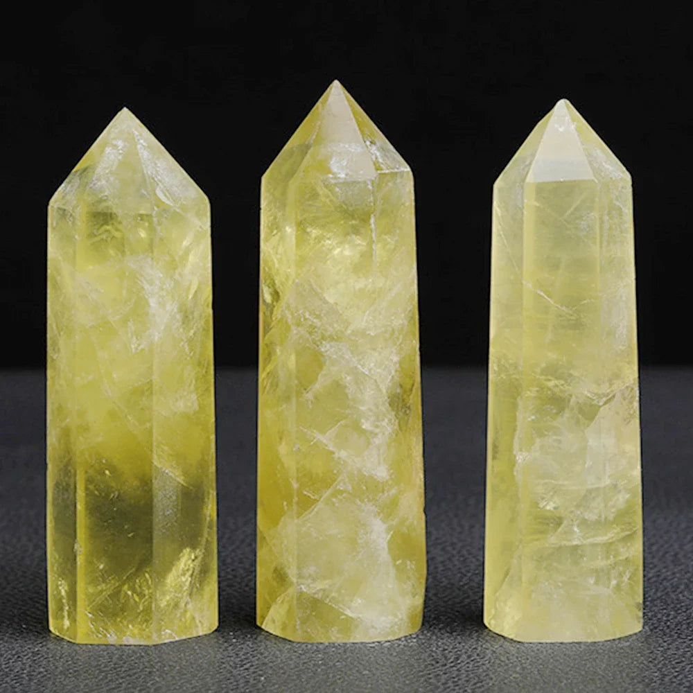 Natural Healing Crystal Point Wands