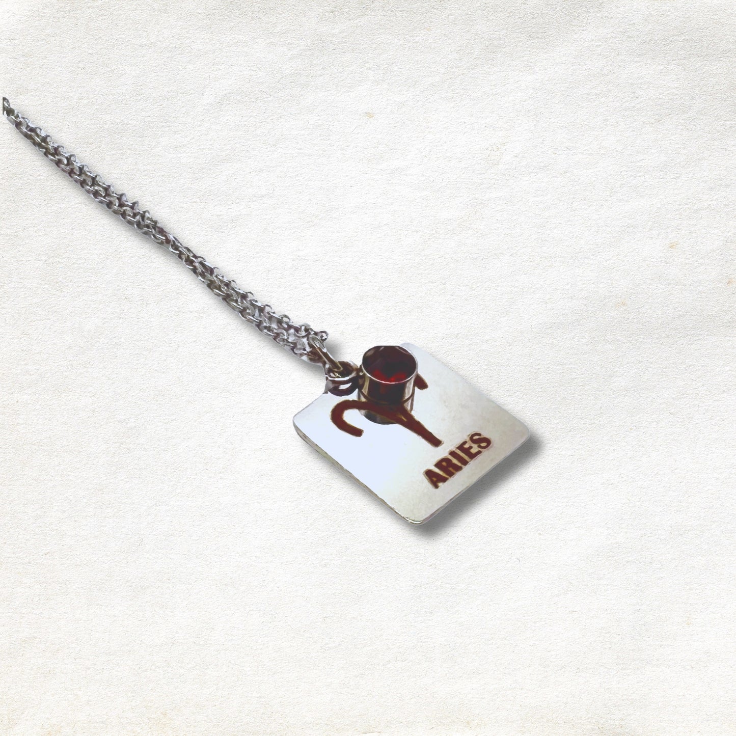 Aries Birthstone Necklace