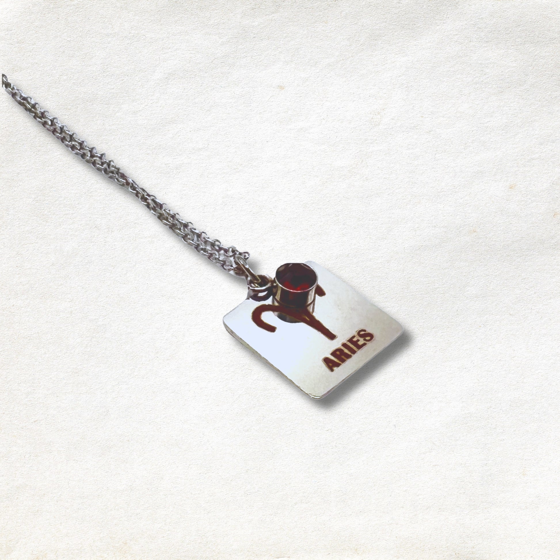 Aries Birthstone Necklace
