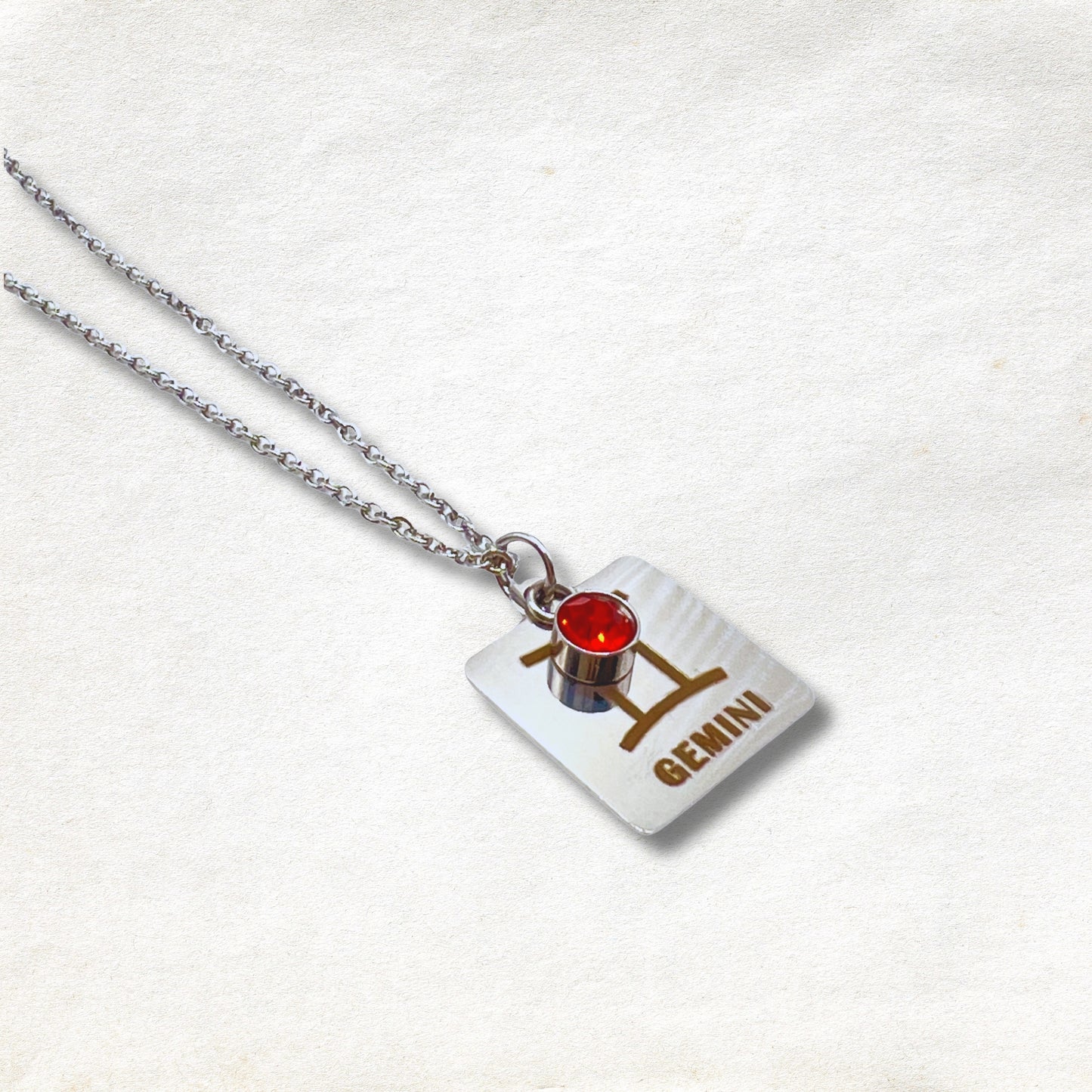 Gemini Birthstone Necklace