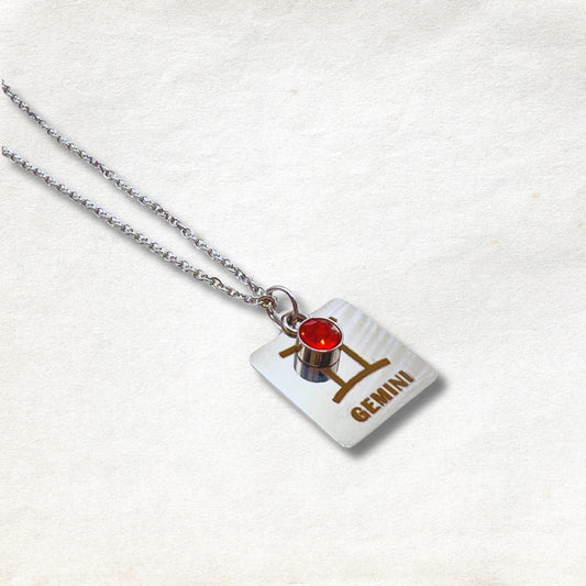 Gemini Birthstone Necklace