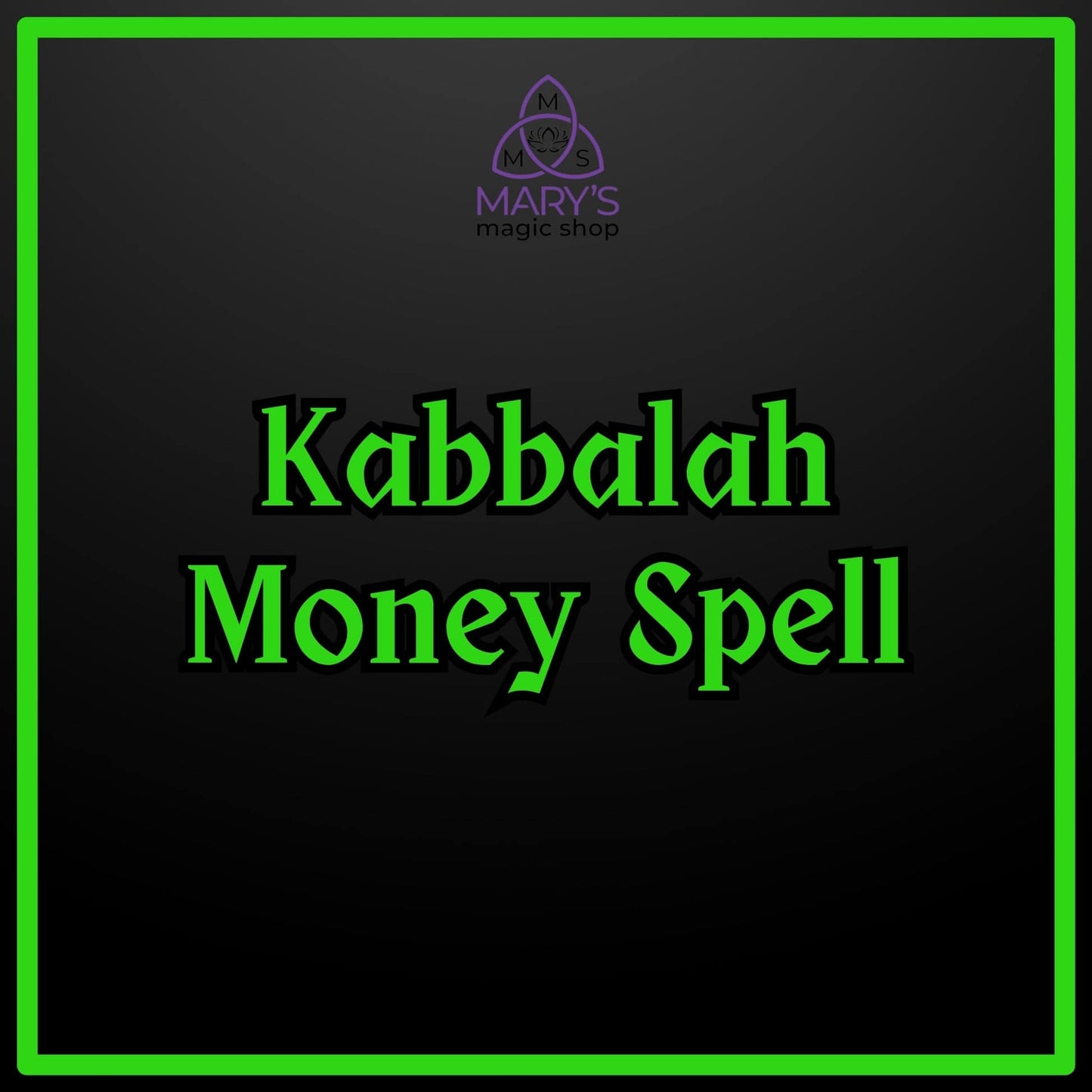 Kabbalah Money Spell