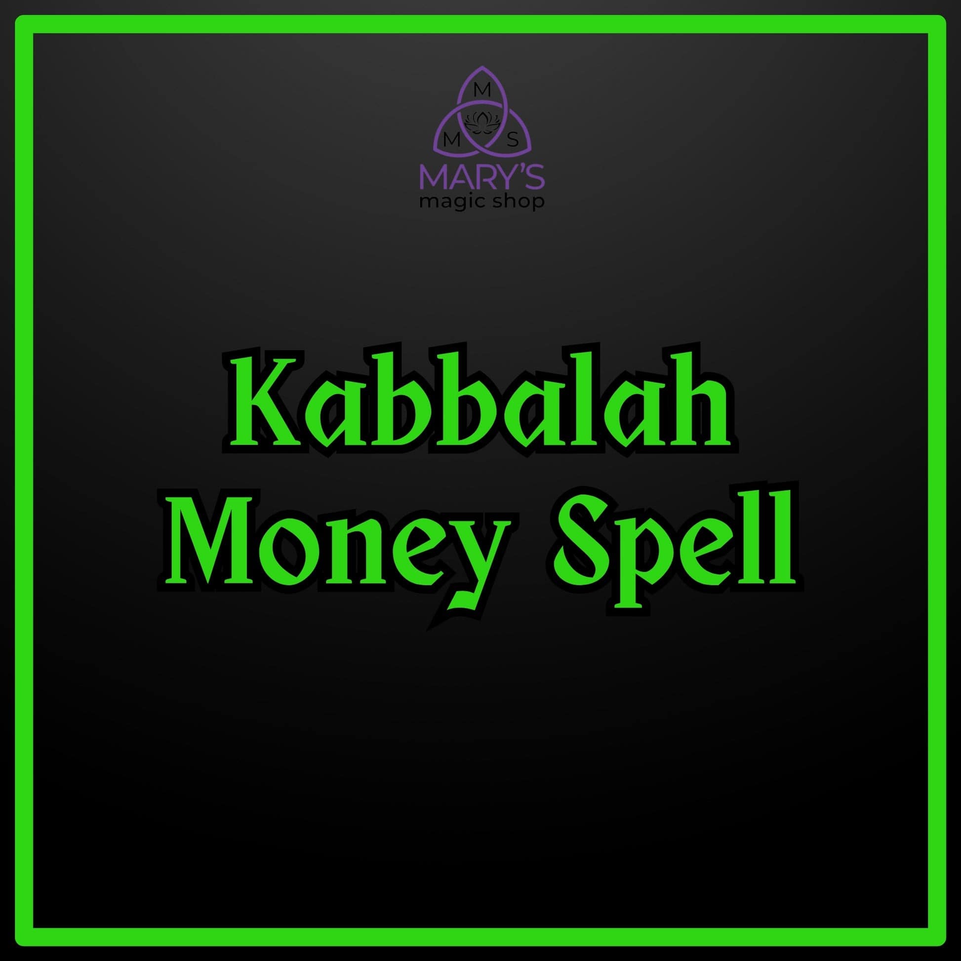 Kabbalah Money Spell