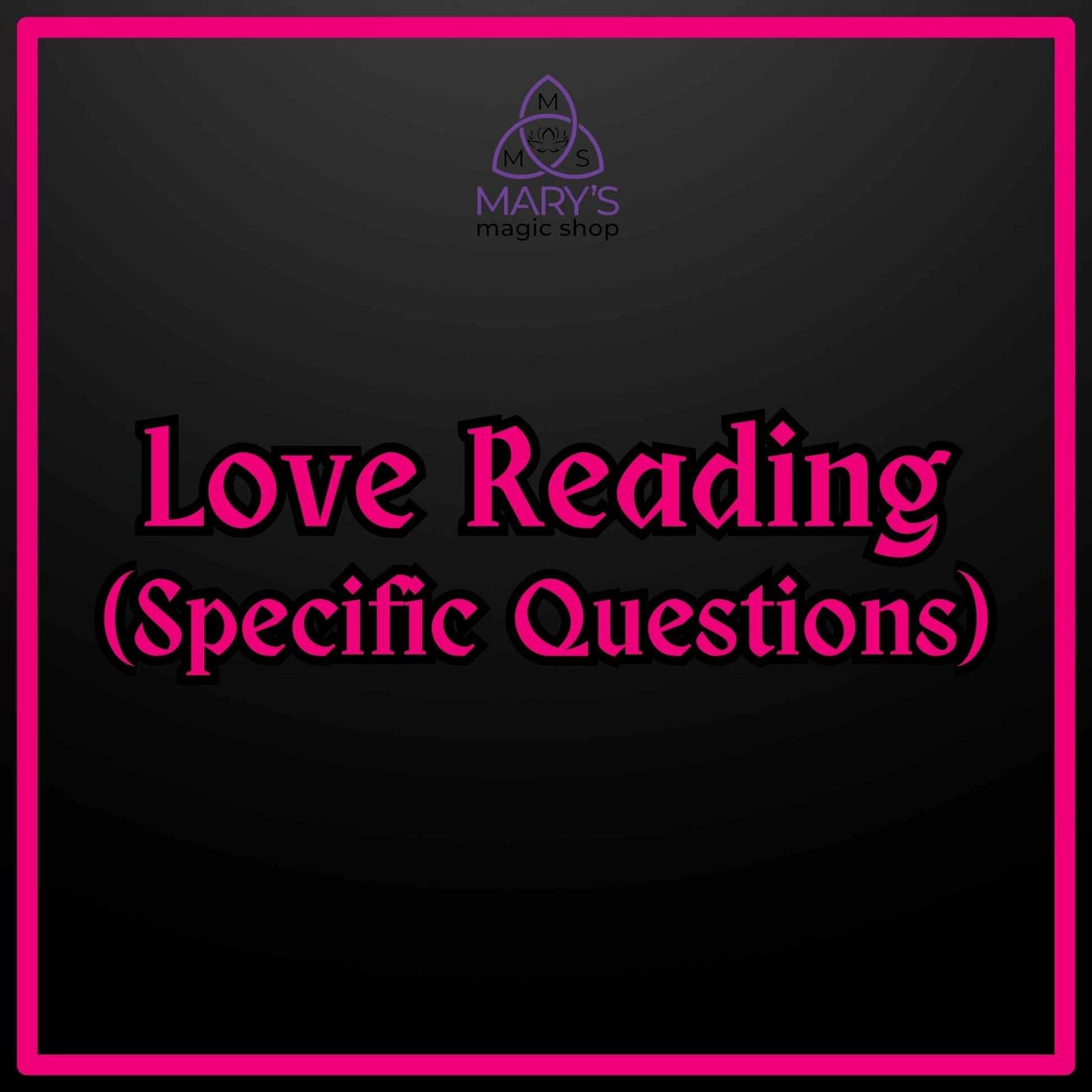 Love Reading (Specific Questions)