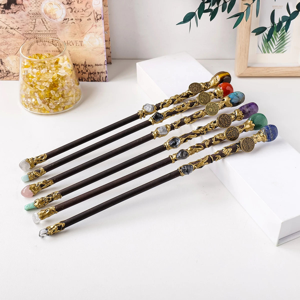 Astrology Crystal Witch Wands