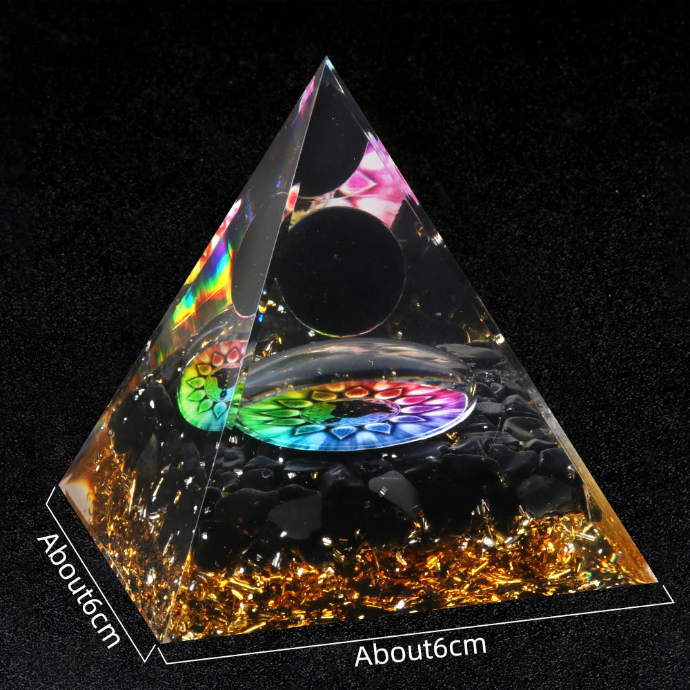 Orgone Crystal Healing Pyramid