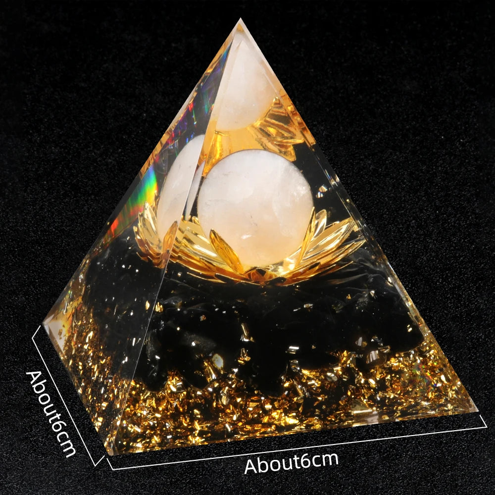 Orgone Crystal Healing Pyramid
