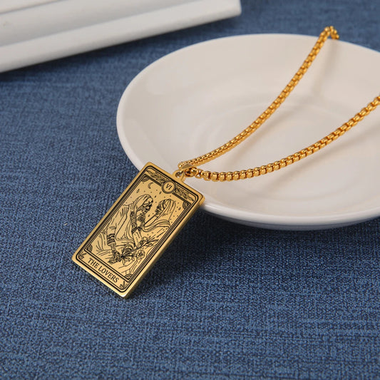 Marigold Tarot Card Necklaces