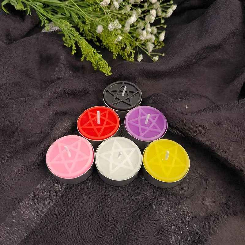 Pentagram Tealight Candles
