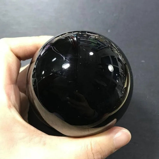 Black Obsidian Sphere Crystal
