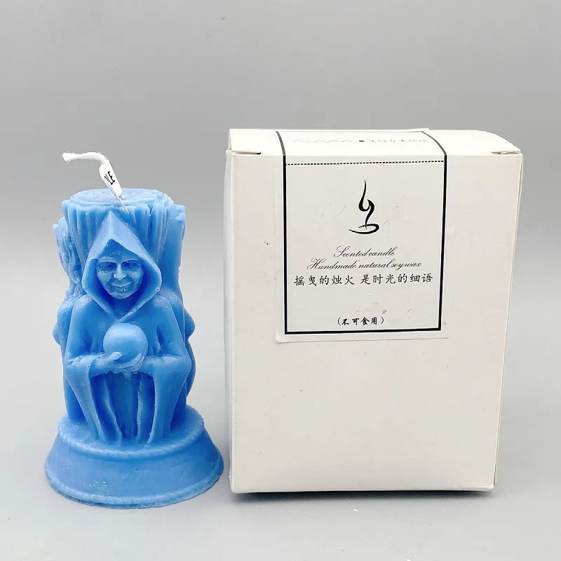 Triple Goddess scented Spell Candle