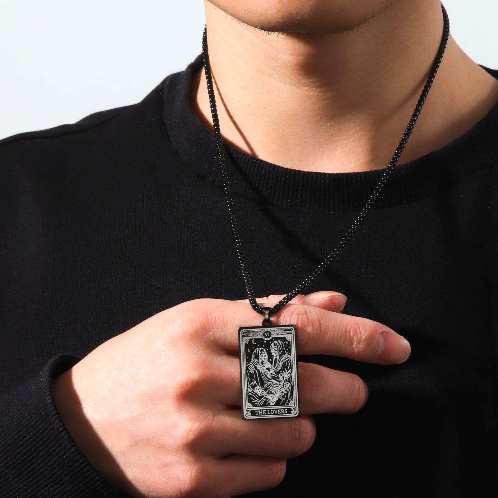 Marigold Tarot Card Necklaces