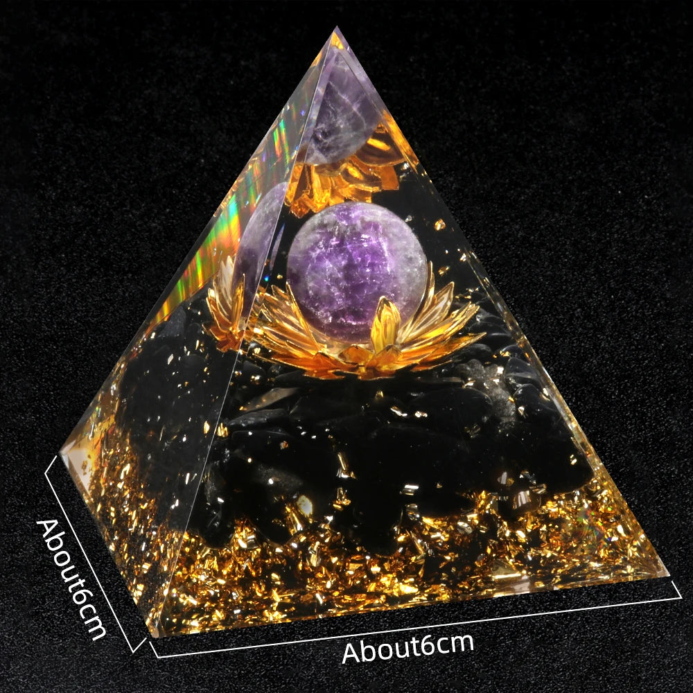 Orgone Crystal Healing Pyramid