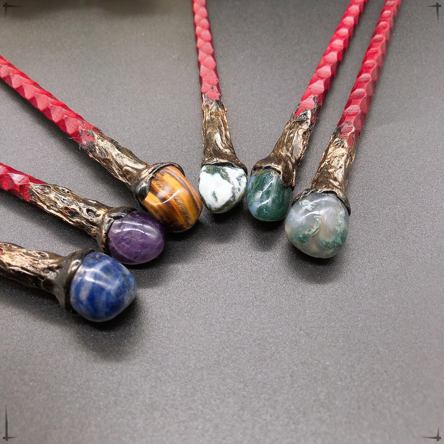 Polished Crystal Witch Wands