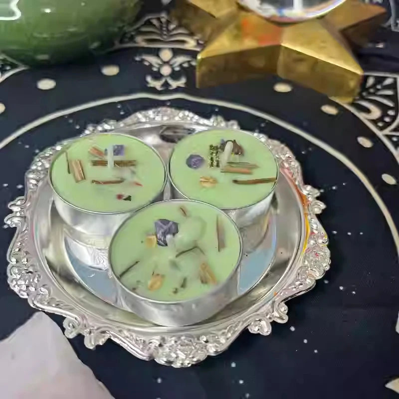 Mini Manifestation Candles Herb Intention