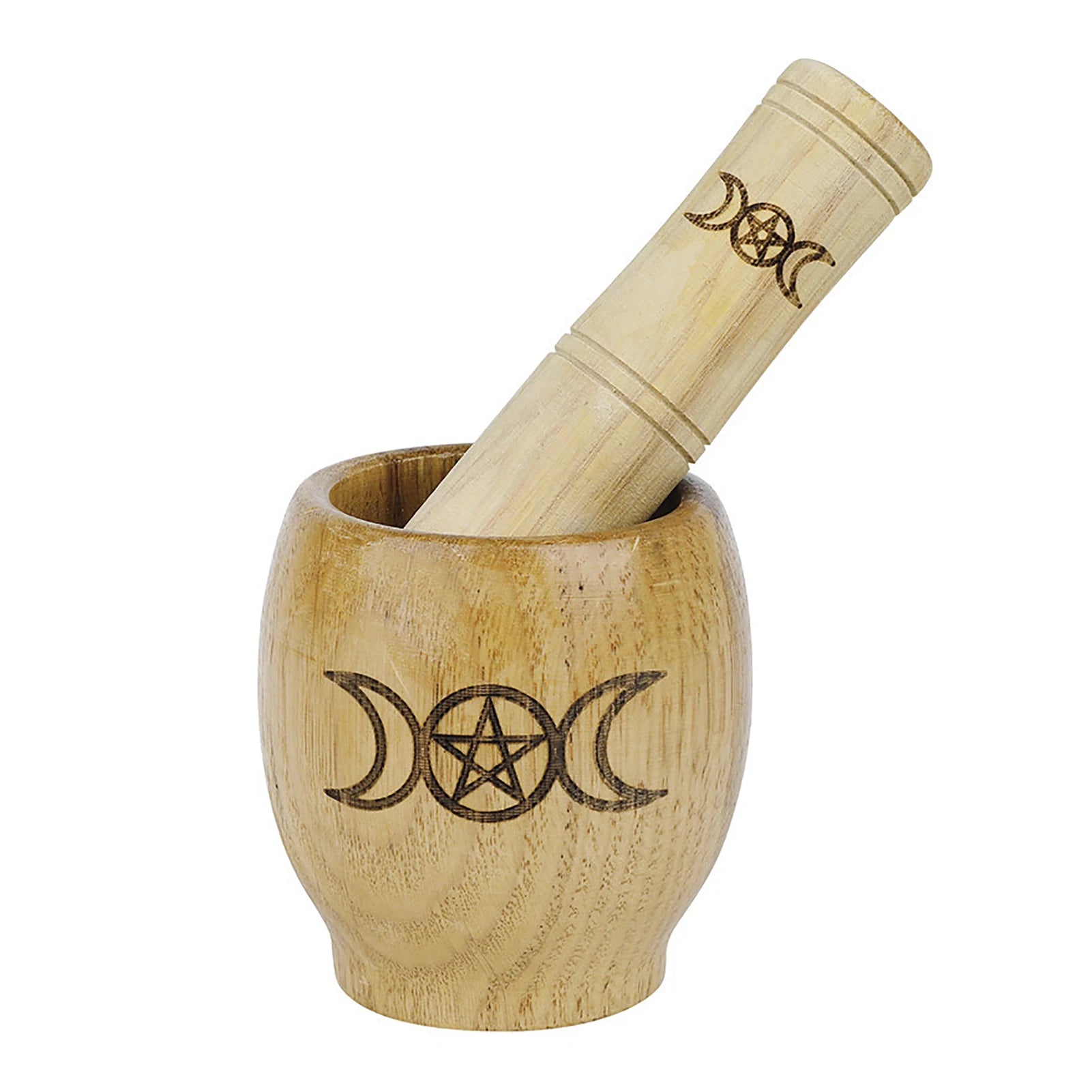Wooden Pestle & Mortar