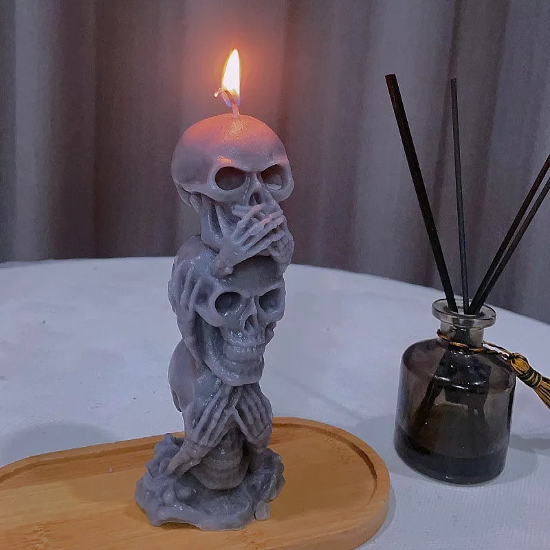 Skull Spell Candles