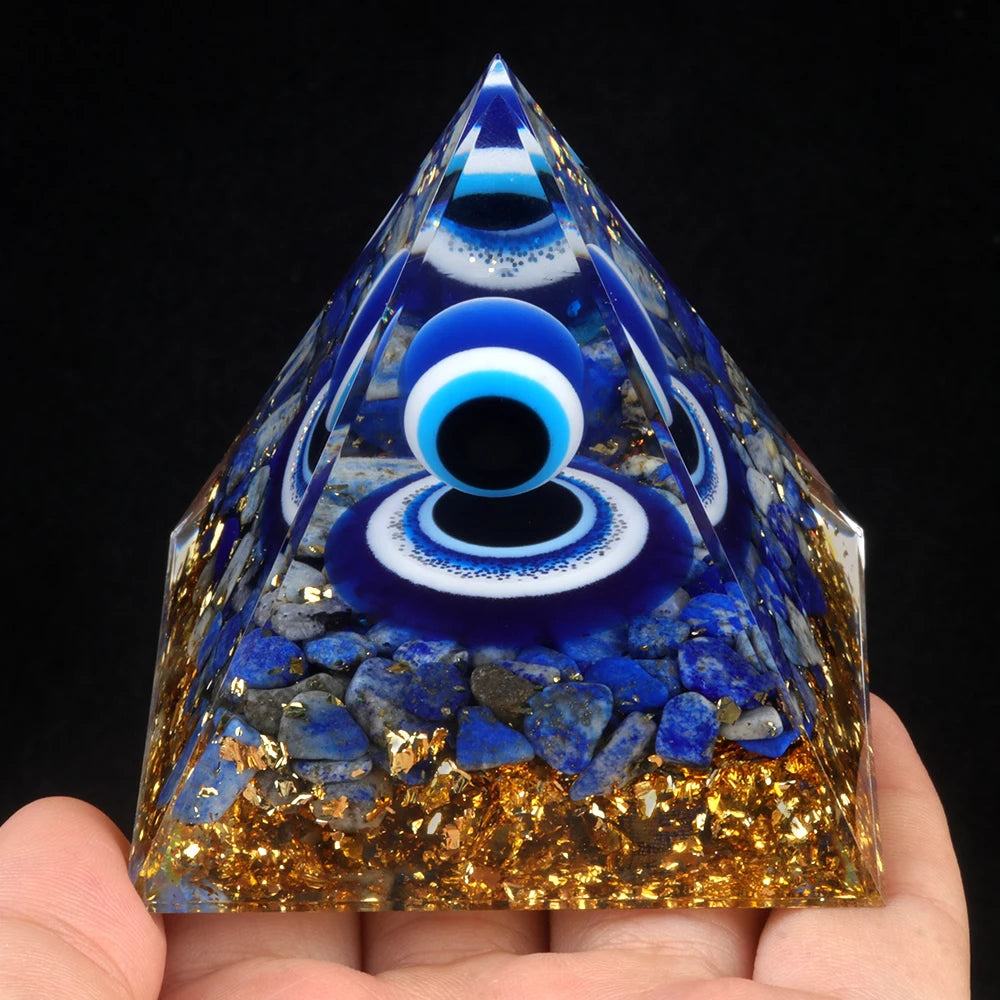 Orgone Crystal Healing Pyramid
