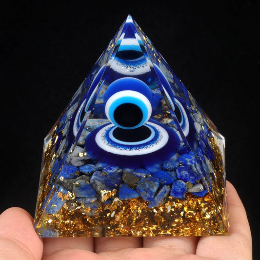 Orgone Crystal Healing Pyramid