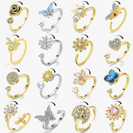 Adjustable Stress Fidget Rings