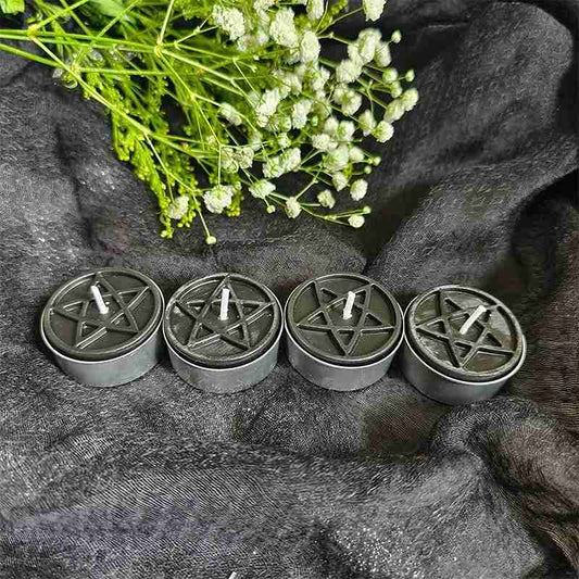 Pentagram Spell Manifestation Tealight Candles