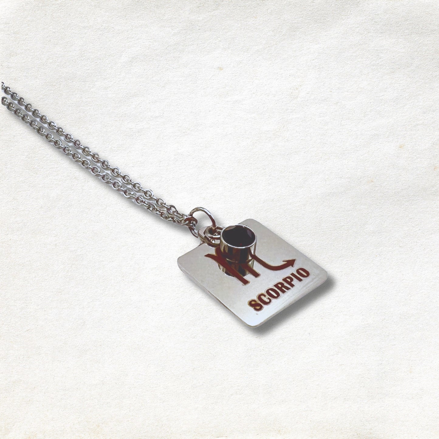 Scorpio Birthstone Necklace