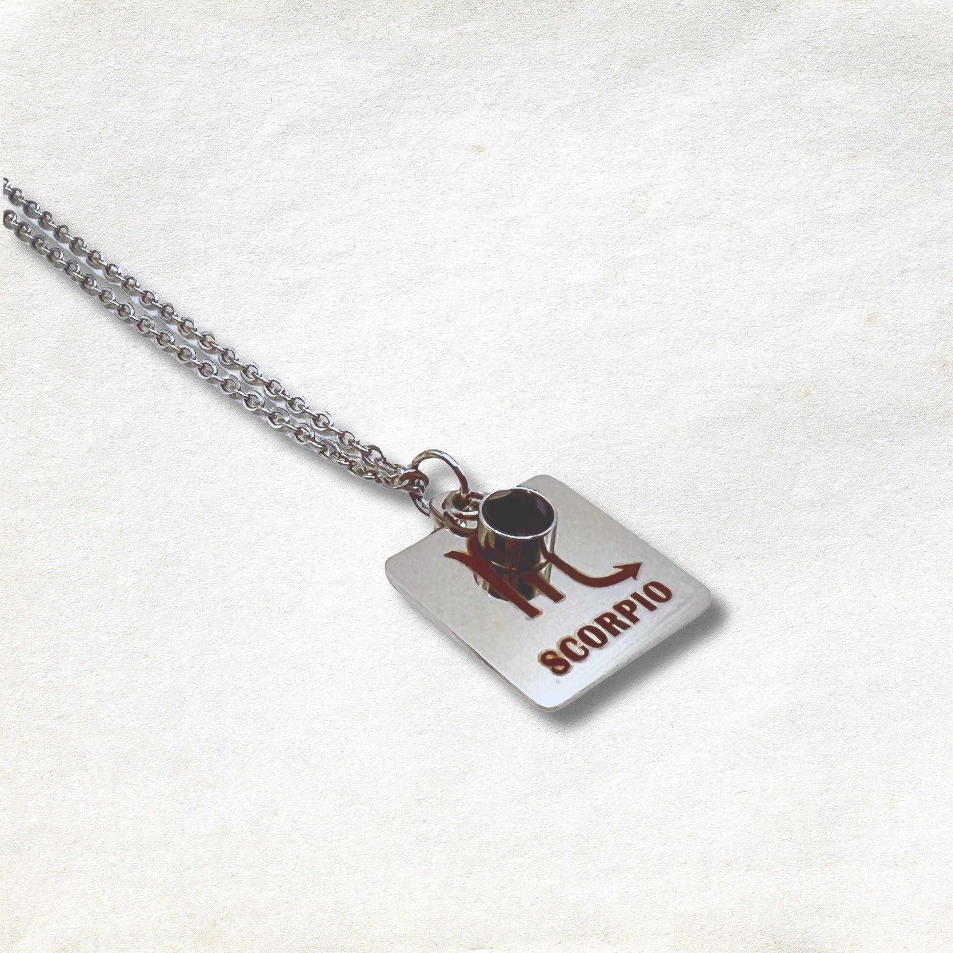 Scorpio Birthstone Necklace