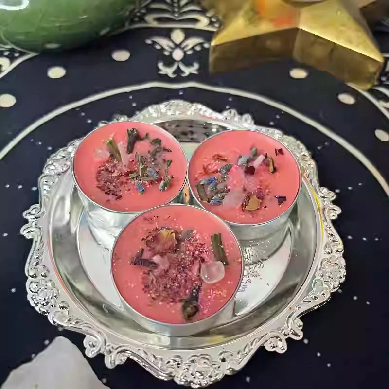 Mini Manifestation Candles Herb Intention