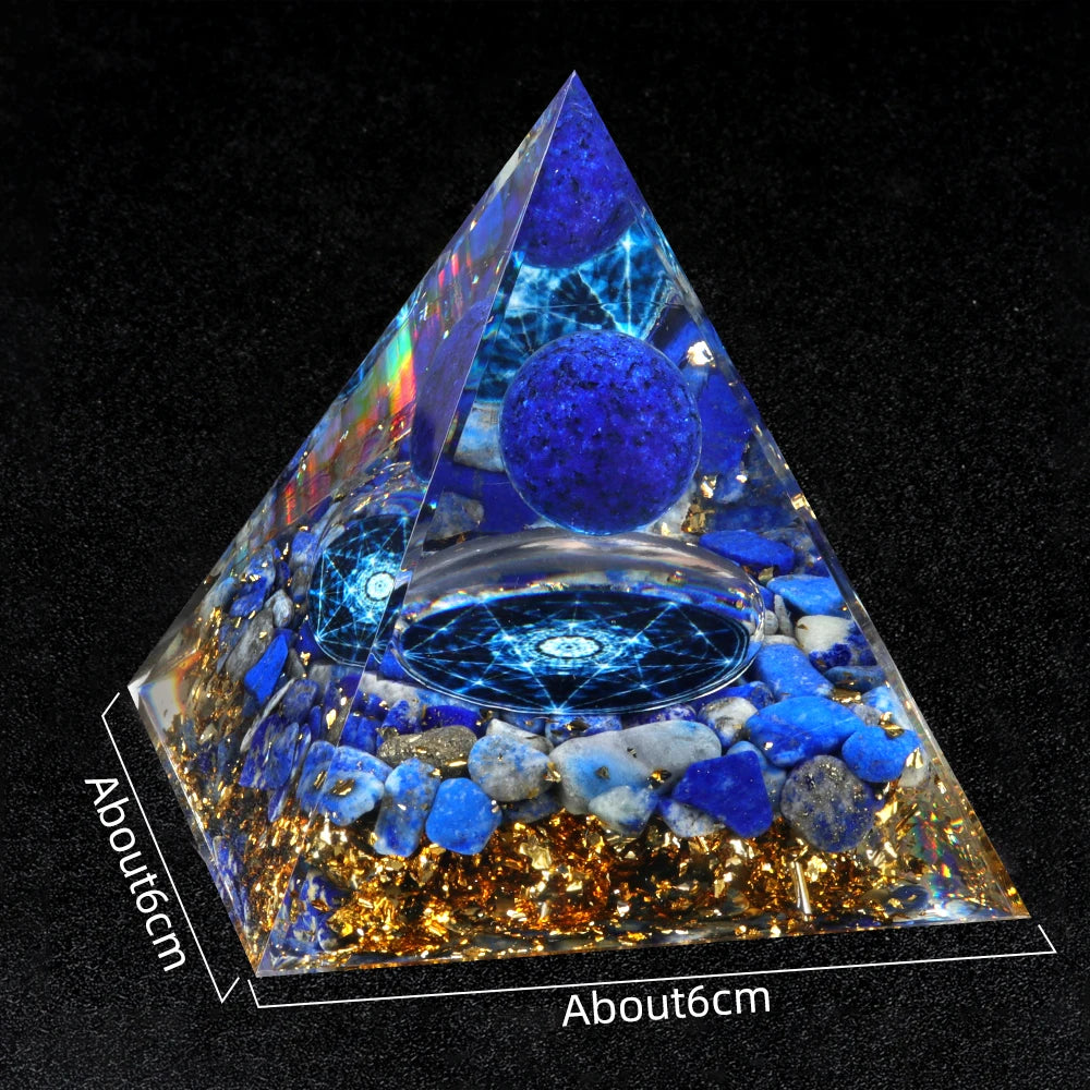 Orgone Crystal Healing Pyramid