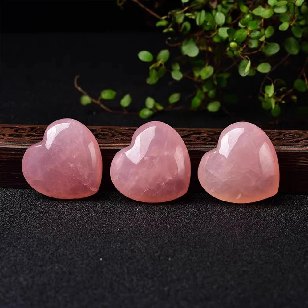 Rose Quartz Crystal Heart
