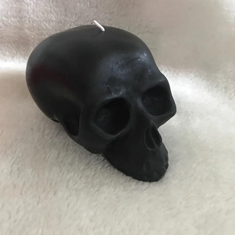 Large Skull Candle