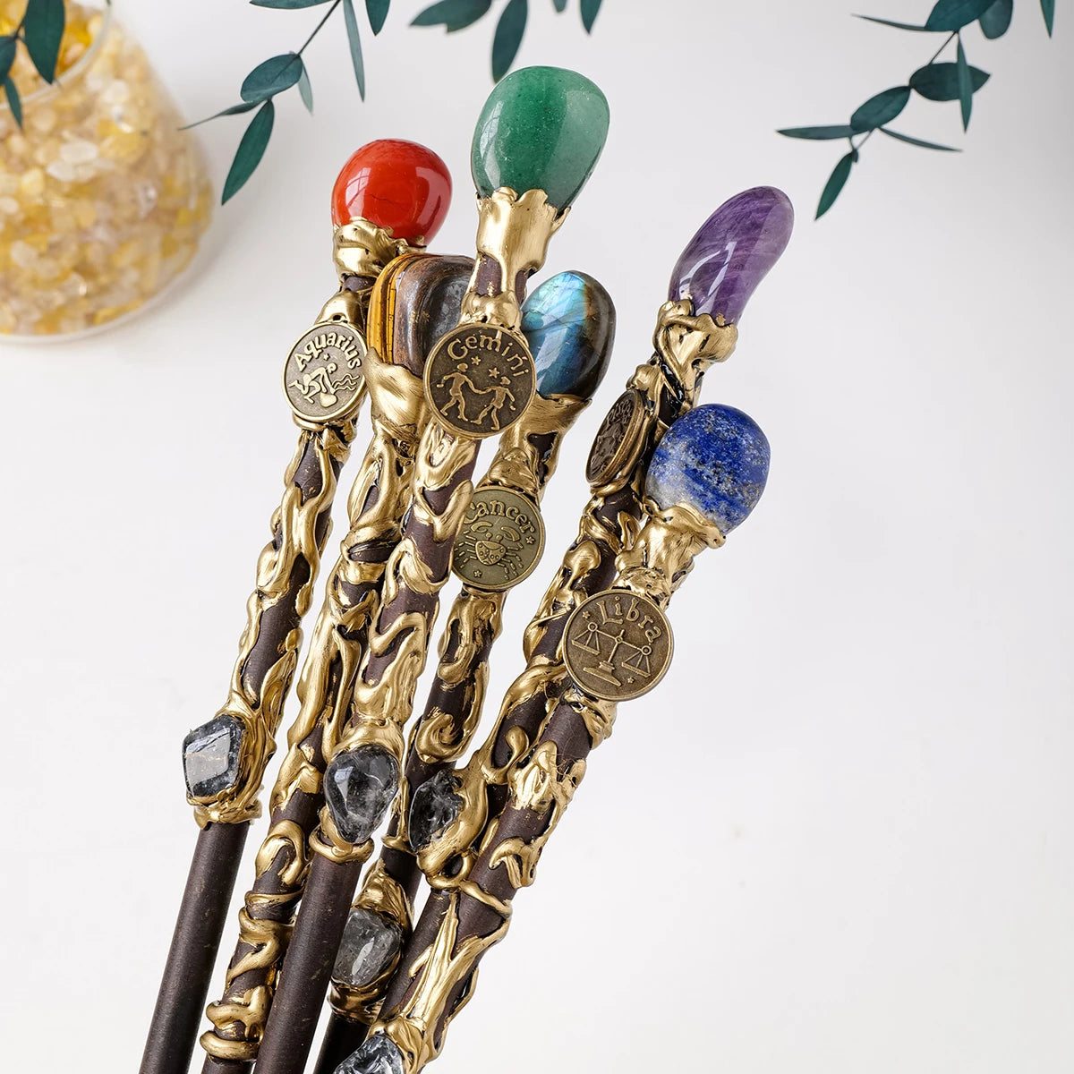 Astrology Crystal Witch Wands