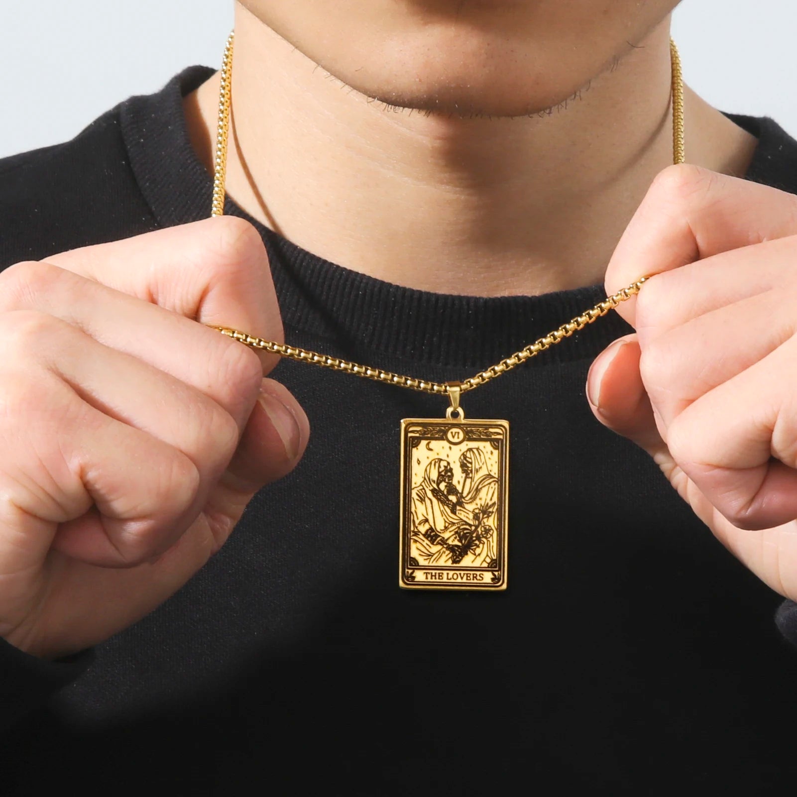 Marigold Tarot Card Necklaces