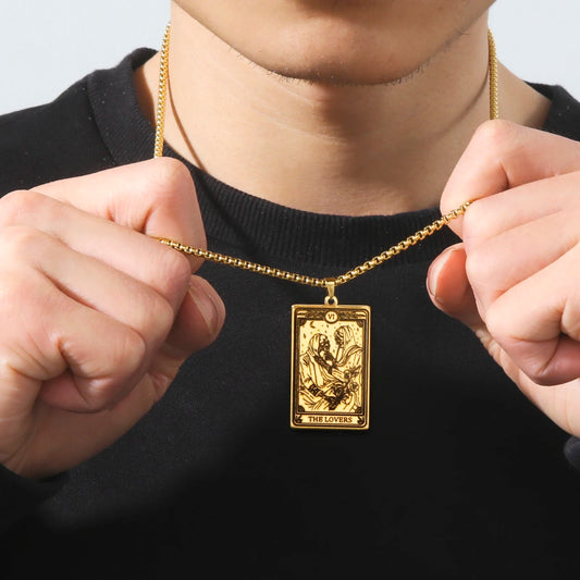 Marigold Tarot Card Necklaces