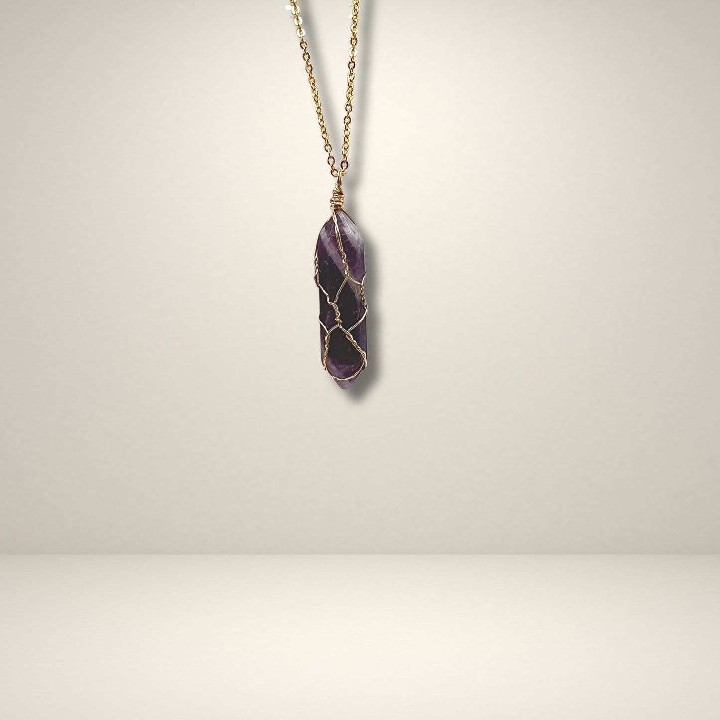 Amethyst - Healing Crystal Necklace