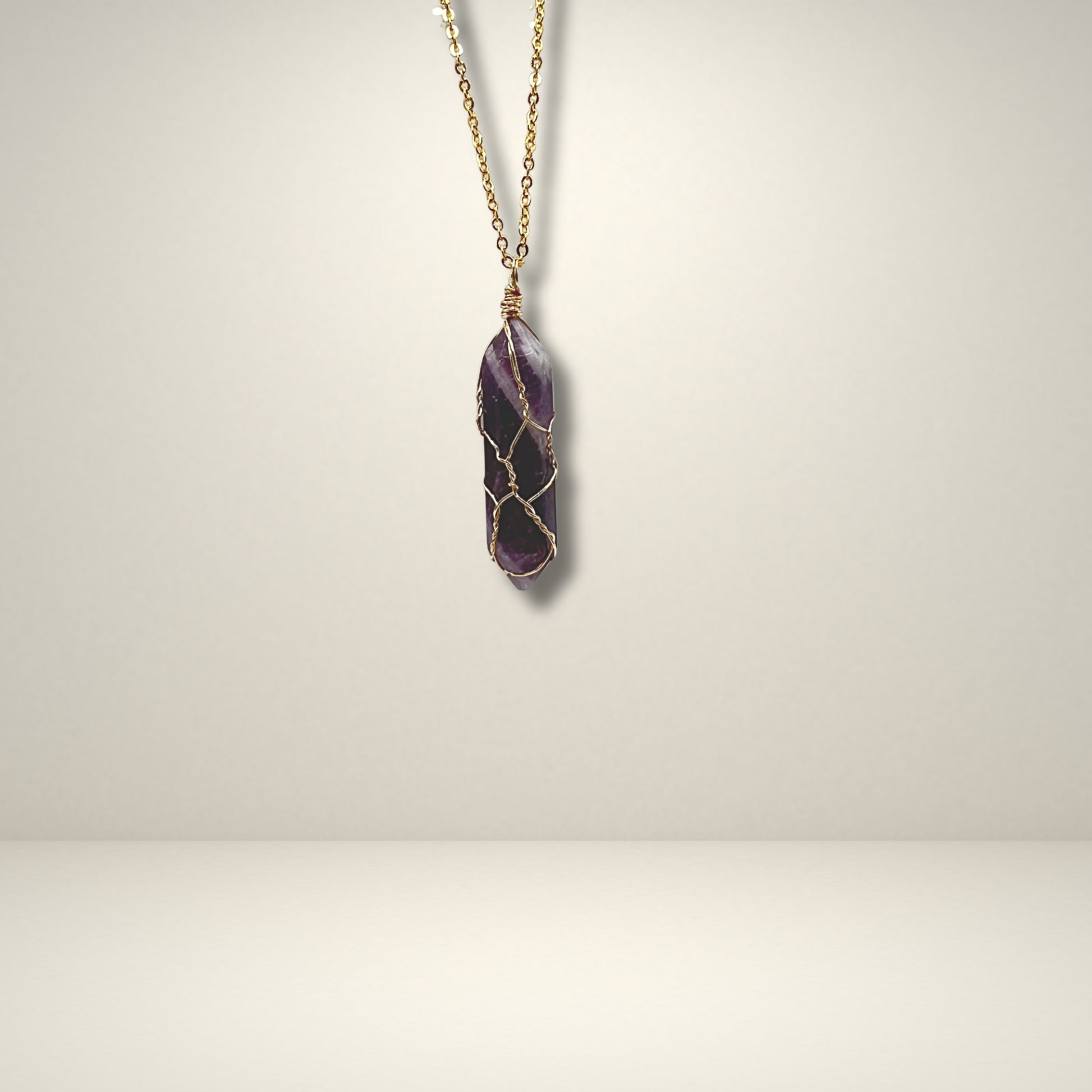 Amethyst - Healing Crystal Necklace
