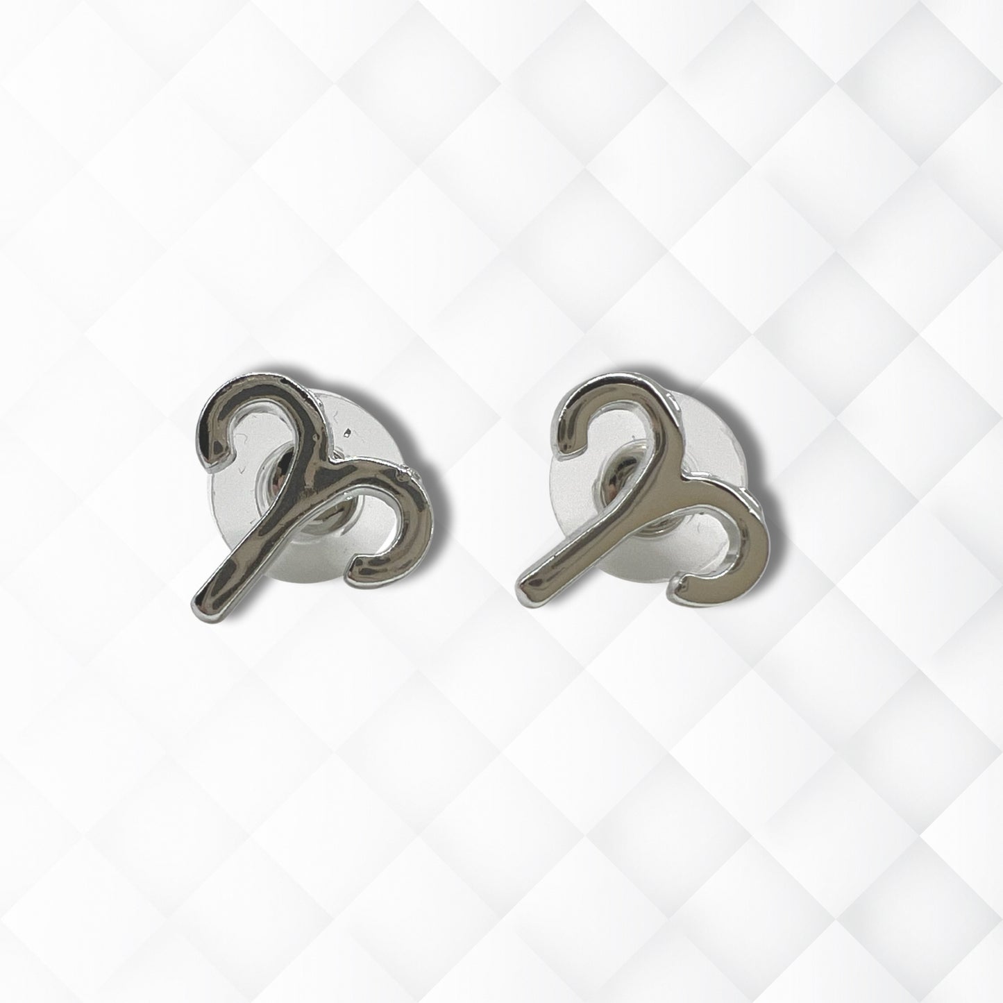 Aries Silver Earrings