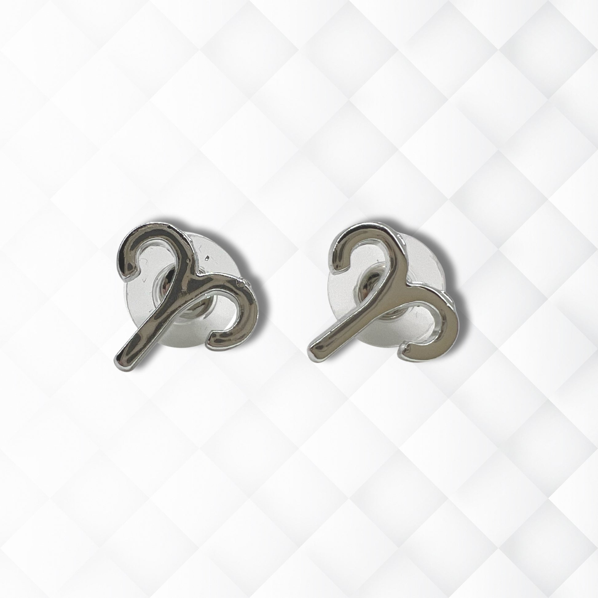 Aries Silver Earrings