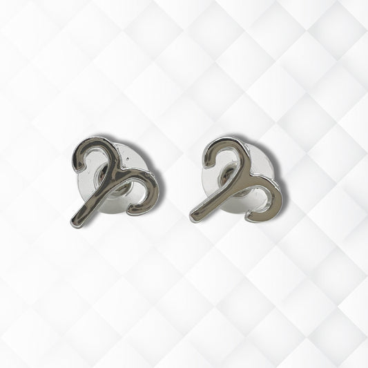 Aries Silver Earrings
