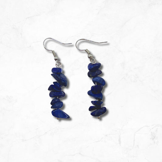 Lapis Lazuli Healing Crystal Earrings