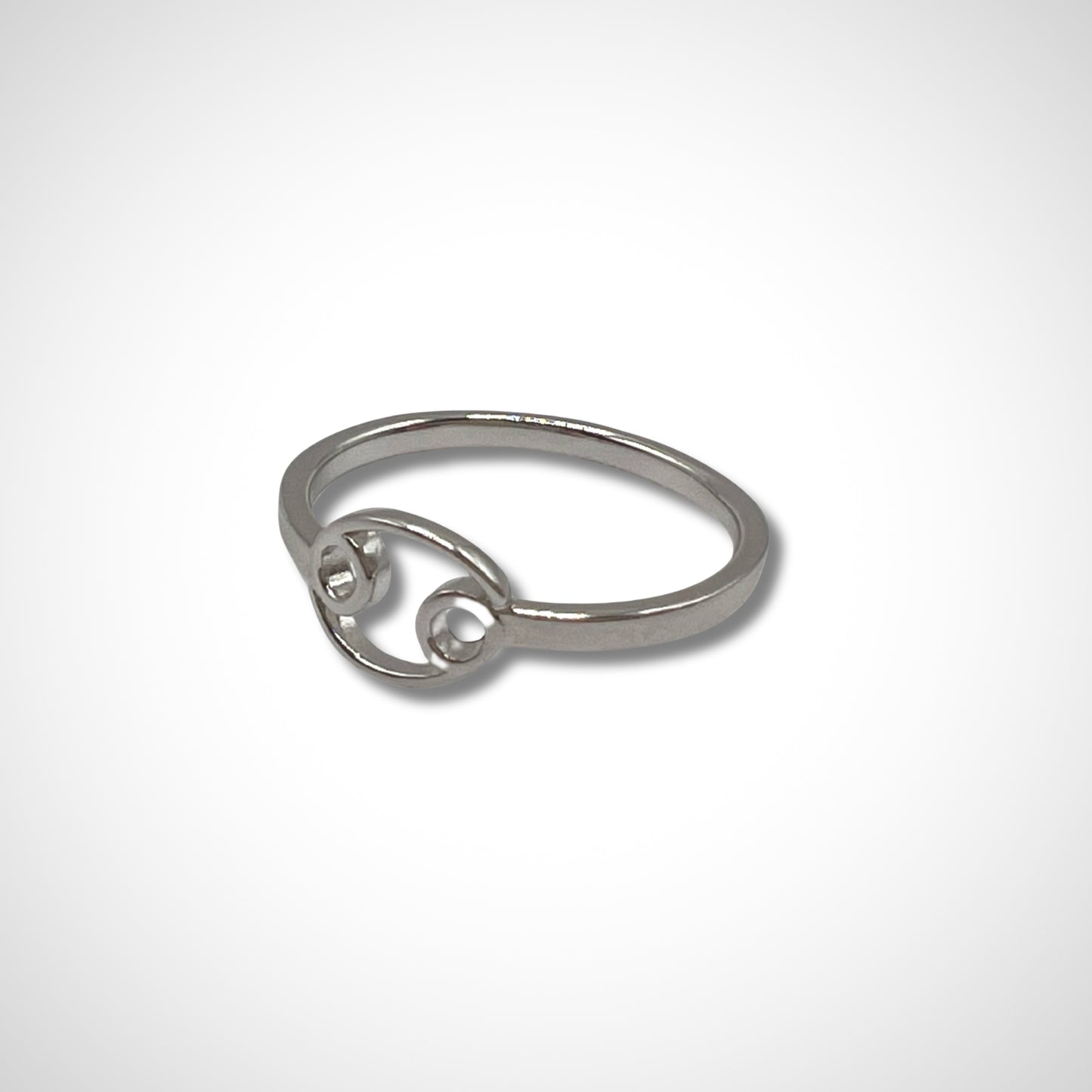 Cancer Astrology Silver Ring