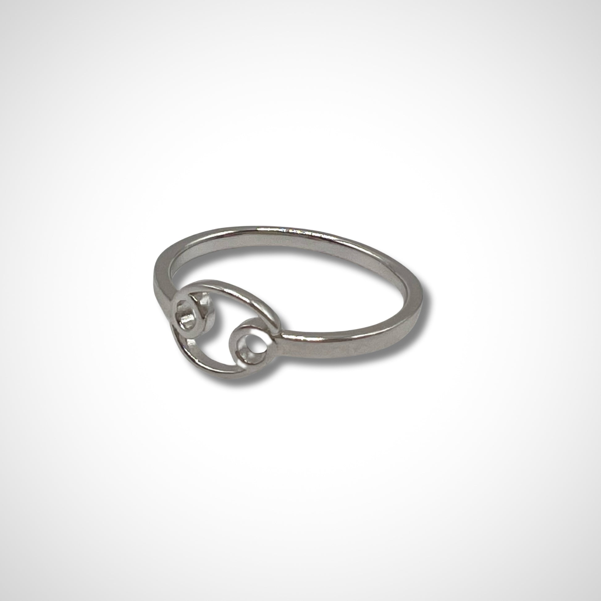 Cancer Astrology Silver Ring