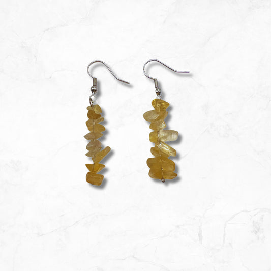 Citrine Healing Crystal Earrings